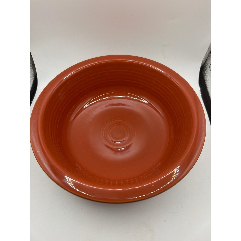 Fiesta Persimmon Orange 8-1/4" Large 1 Qt Veggie Round Serving Bowl Fiestaware